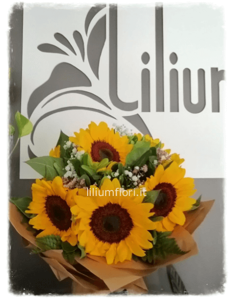 Bouquet di girasoli