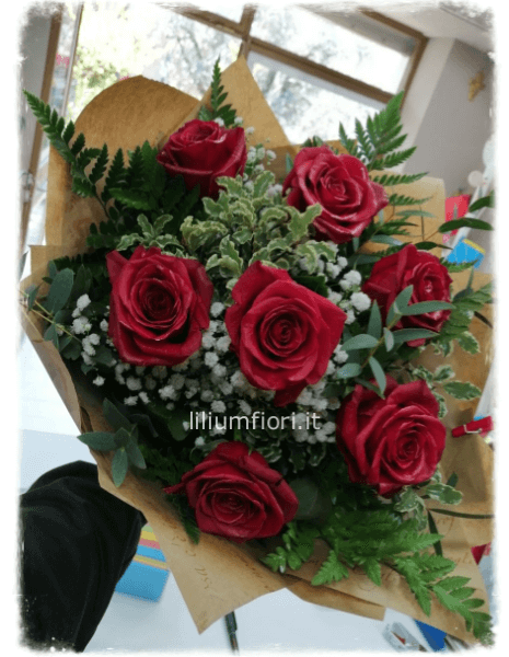 Bouquet di rose rosse